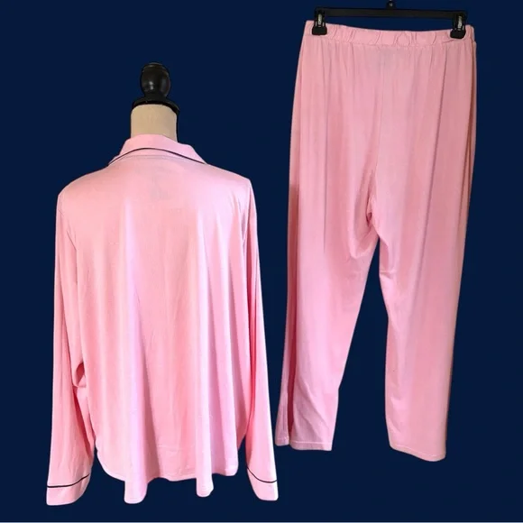 U.S. Polo Assn. Women's 3X Light Pink Pajama Set. Super soft! Like new preowned! - Picture 6 of 10